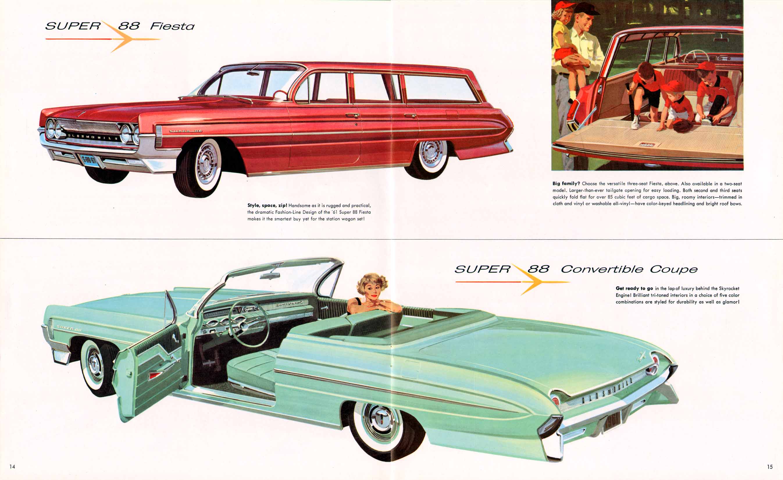 1961 Oldsmobile Full Line Brochure Page 9